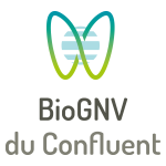 Logo BioGNV du Confluent vertical
